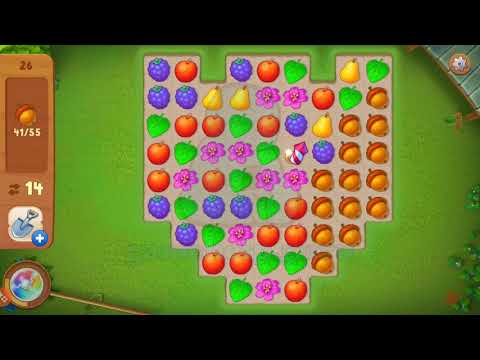 Gardenscapes New Updated Walkthrough Level 26