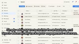 Tired of Tracking Outreach in Google Sheets? | Nynch AI CRM