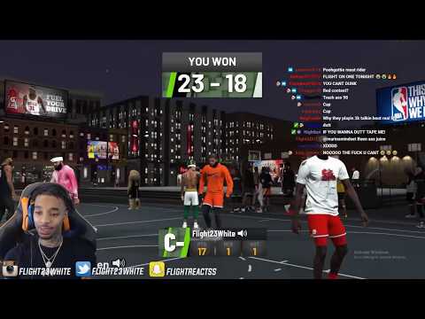 FlightReacts Drops Opponents Off After They Trash Talk Him In Game | NBA 2K19 Park Game