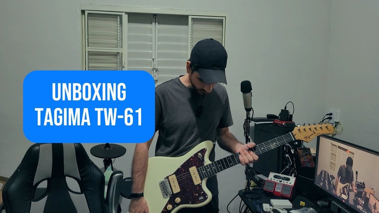 Unboxing Tagima tw-61 #twoofanyone #guitarra #tagima