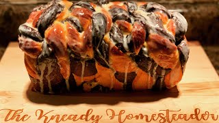 Holiday Chocolate and Orange Braided Sweetened Condensed Milk Bread