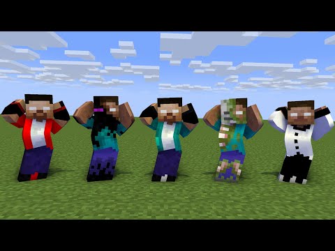 MONSTER SCHOOL : CHICKEN WING MEME HEROBRINE BROTHERS - MINECRAFT ANIMATION