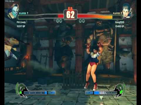Street fighter 4 Vega vs Sakura