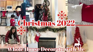 🎄NEW 2022 CHRISTMAS DECORATE WITH ME | CHRISTMAS DECORATING IDEAS | ADRIANA LOVIE