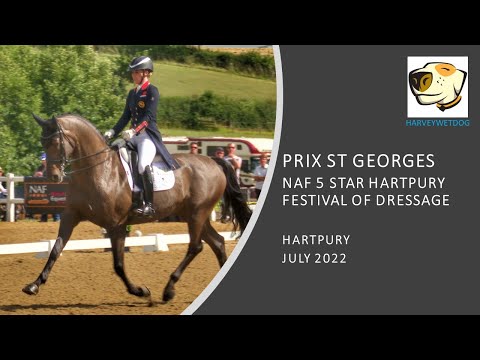 Charlotte Dujardin + Hawtins San Floriana PSG: PREMIER LEAGUE DRESSAGE TEST HARTPURY 2022
