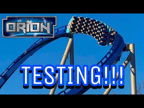 Orion at Kings Island has started Testing!