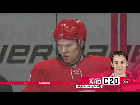 NHL 20 season mode gameplay: Pittsburgh Penguins vs Carolina Hurricanes - Xbox one full gameplay