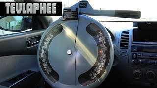 TEVLAPHEE Steering Wheel Lock Anti-Theft Device  PROTECT YOUR CAR FROM THEFT  UNBOXING & REVIEW