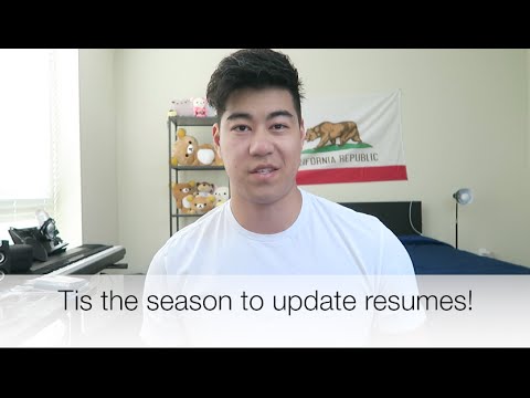 Tis the season to update resumes