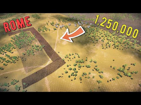 Can Roman Legion Protect Cleopatra From 1,250,000 Zombies? - UEBS 2