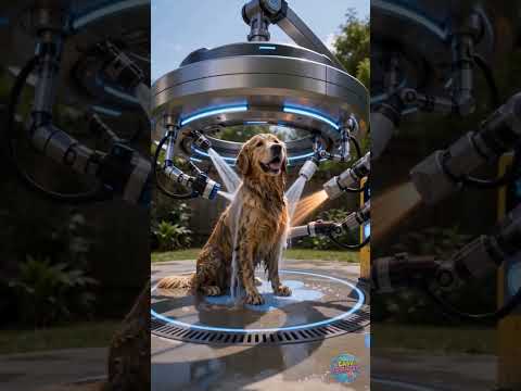 FUTURISTIC Animal Washing Station for Dogs 🐕 #Future #Ai