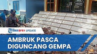 Penampakan Kanopi Musala dan Plafon Kantor Desa Ambruk di Blitar Pasca-Gempa 5,1 Mengguncang Malang