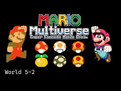 Mario Multiverse - Game Styles Mega Mushroom World 5-2