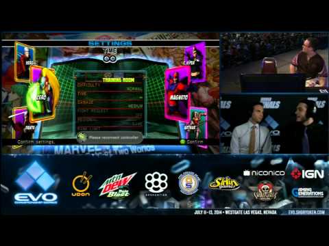 UMVC3 EVO 2014 Quarter and Semi Finals Part 1