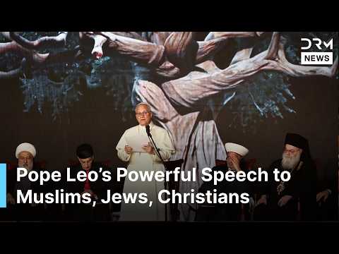 FULL HISTORIC SPEECH: Pope Leo Sends Powerful Message to Muslims, Jews, Christians in Lebanon | AK1G
