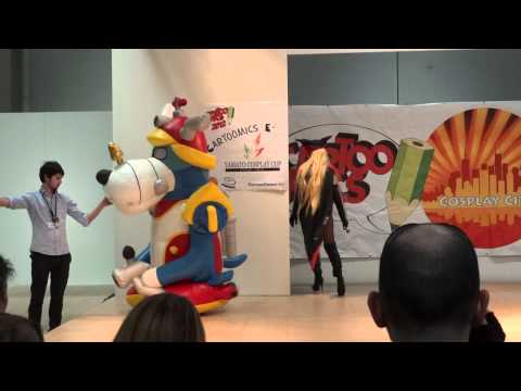 CARTOOMICS 2012 - Yattaman! con una sexy Miss Dronjo