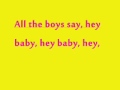 Hey Baby- No Doubt Karaoke with Lyrics 