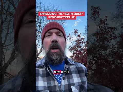 The definitive takedown of the “both sides” #redistricting lie #gerrymandering #republicans