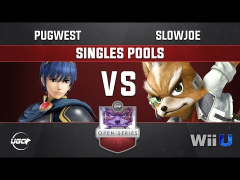 UGC Smash 4 SINGLES POOLS - Pugwest (Marth) vs Slowjoe (Fox)