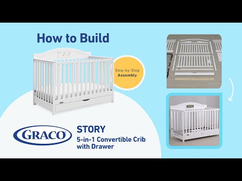 HOW TO BUILD! GRACO STORY CRIB WITH DRAWER | Step-by-Step Assembly