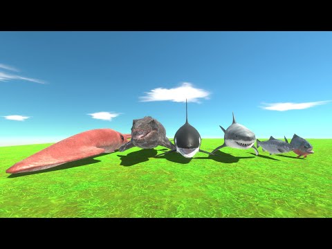 Aquatic Team vs every faction-Animal Revolt Battle Simulator