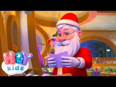 Letter to Santa 🎅✉️ Christmas song 🎄 | Santa Claus Cartoon for Kids | HeyKids Nursery Rhymes