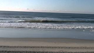 preview picture of video 'Avalon, NJ Beach in the morning (2 of 2)'