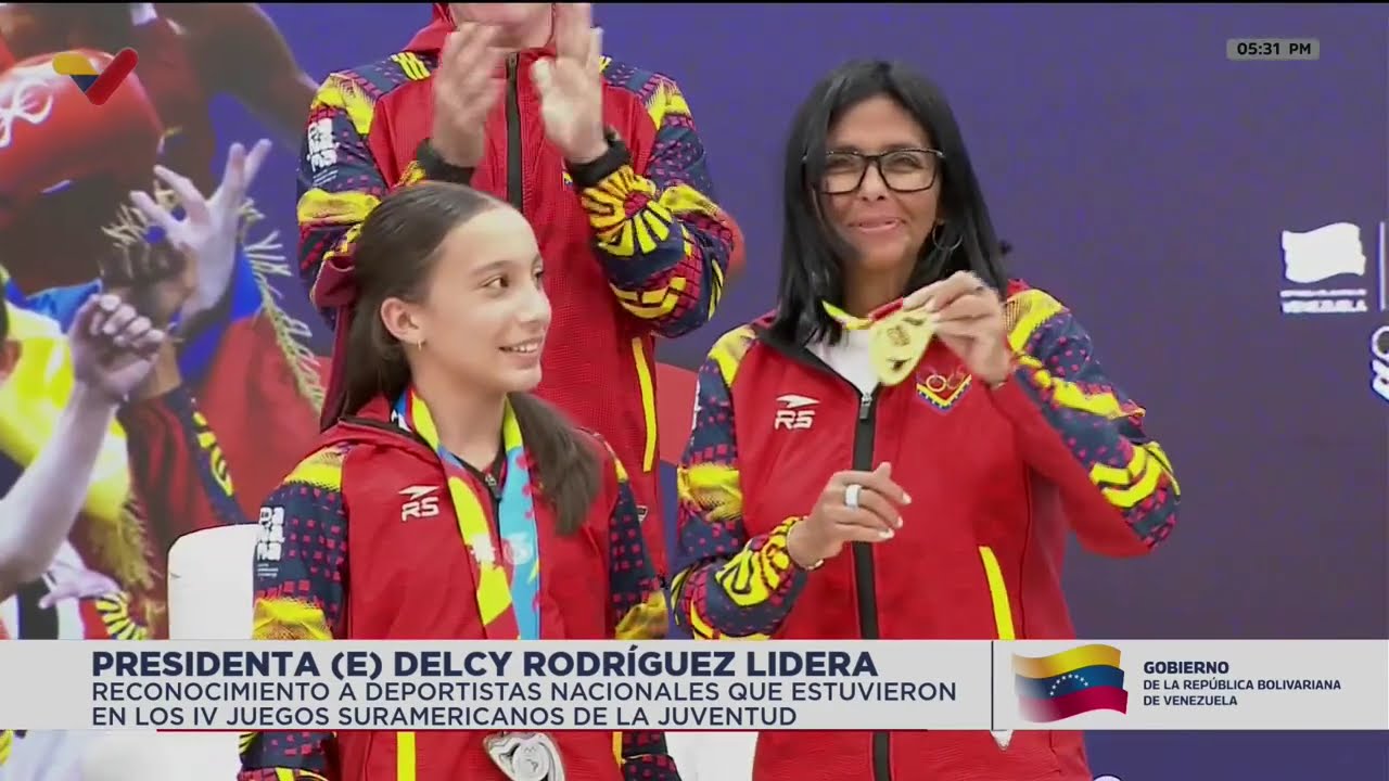 Delcy Rodríguez: Reconocimiento a deportistas participantes en Juegos Suramericanos de la Juventud