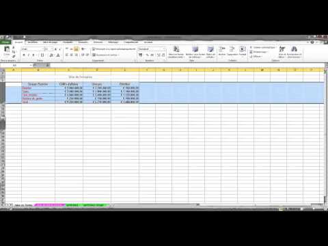 comment appliquer excel