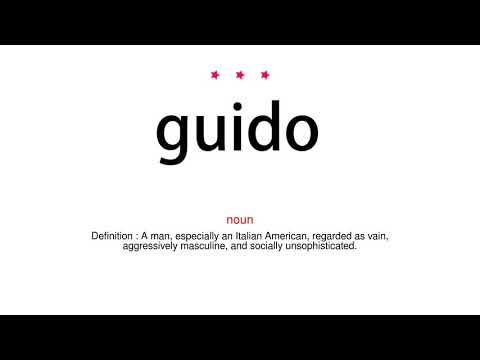How to pronounce guido - Vocab Today