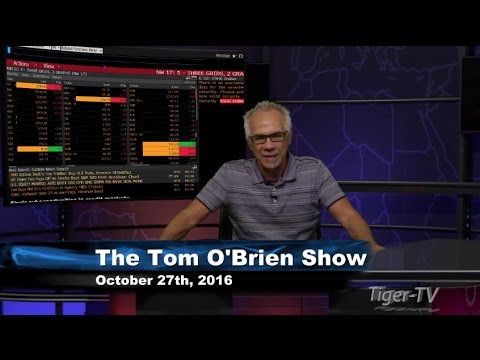 Daily Stock Market Recap by Tom O'Brien October 27th