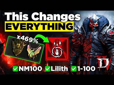 Undying Blood Emperor - Best Overpower Necromancer Build Guide Season 2 Diablo 4!
