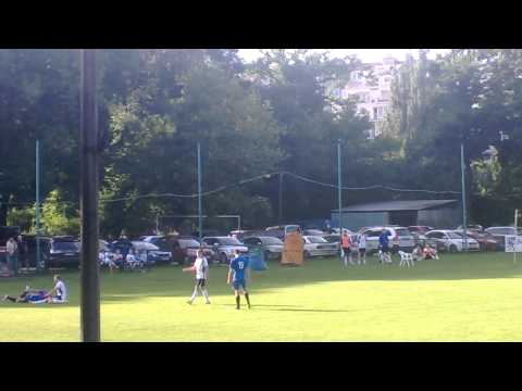 Drukarz Warszawa -Sparta Jazgarzew 1-2 Brzydki faul zawodnika Drukarza