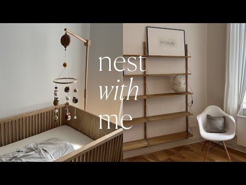 NEST WITH ME: Baby essentials, room setup, laundry... She's ready to come!