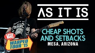 As It Is - &quot;Cheap Shots &amp; Setbacks&quot; (featuring Kosha Dillz) LIVE! Vans Warped Tour 2015
