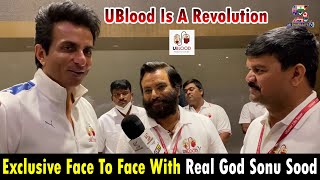 Exclusive Face To Face With Sonu Sood | UBlood App Launch | Sonu Sood With UBlood | Jai Swaraajya Tv