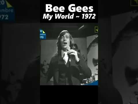 Bee Gees, Robin Gibb 1972 TV “My World” #shorts