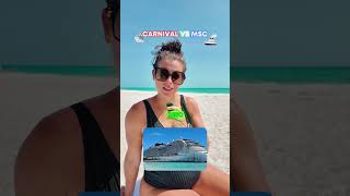 Ranking Best Cruises: MSC vs CARNIVAL