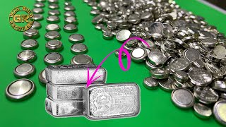 Silver Recovery from Watch Battery | Watch Battery Recycling | Silver Recovery