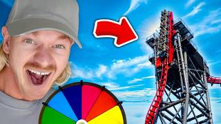 MYSTERY WHEEL Decides Which THEME PARK I Visit - Day 5 🇺🇸