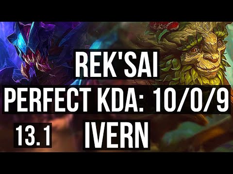 REK'SAI vs IVERN (JNG) | 10/0/9, 2.0M mastery, Legendary, 600+ games | EUW Master | 13.1