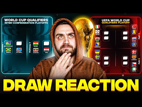 FIFA World Cup 2026 Playoff Draw REACTION