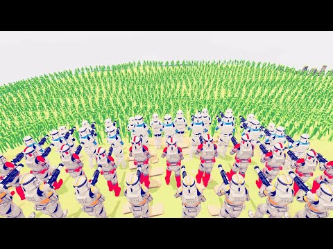 Starwars Defend the City Zombies invaded the City - Totally Accurate Battle Simulator TABS