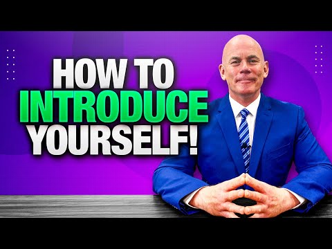 Part of a video titled How To Introduce Yourself In An Interview! (The BEST ANSWER!)