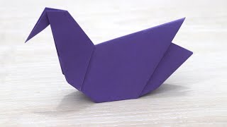 How to Make A Cute Paper Duck - Origami Duck Easy