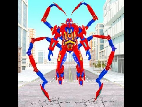 Spider Robot Car Transform War -Android  Gameplay