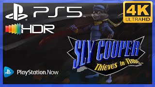[4K/HDR] Sly Cooper : Thieves in Time / Playstation 5 Gameplay (via PS Now)