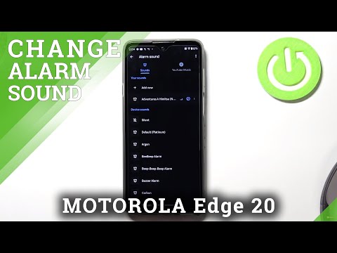 How to Change Alarm Sound in MOTOROLA Edge 20 – Find Alarm Settings