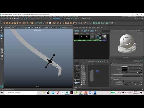 Rendering a Sword with Arnold in Maya 2019