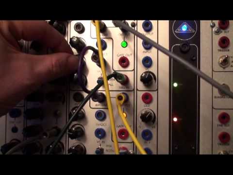 Serge Modular with Modcan Touch Sequencer and Strymon Blue Sky Reverberator